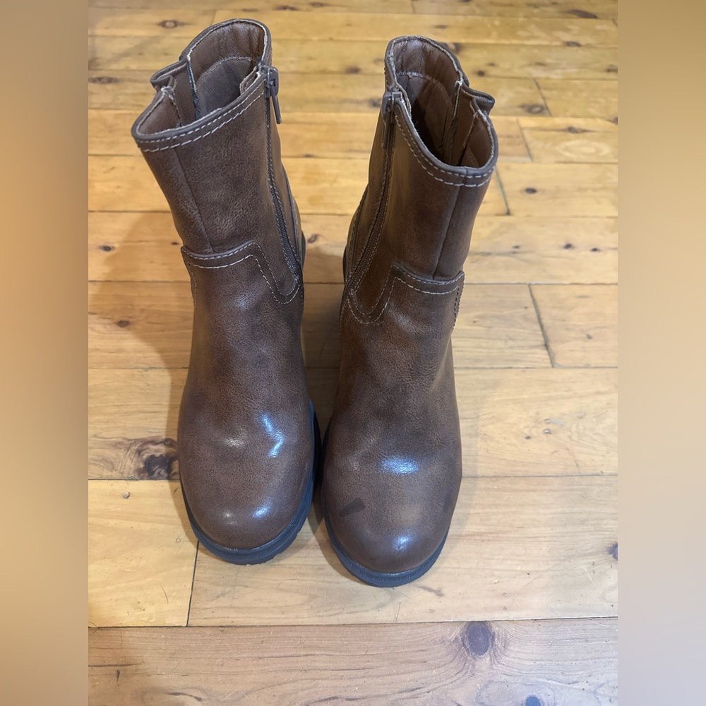 FRYE AND CO. Classic Brown Ankle Booties